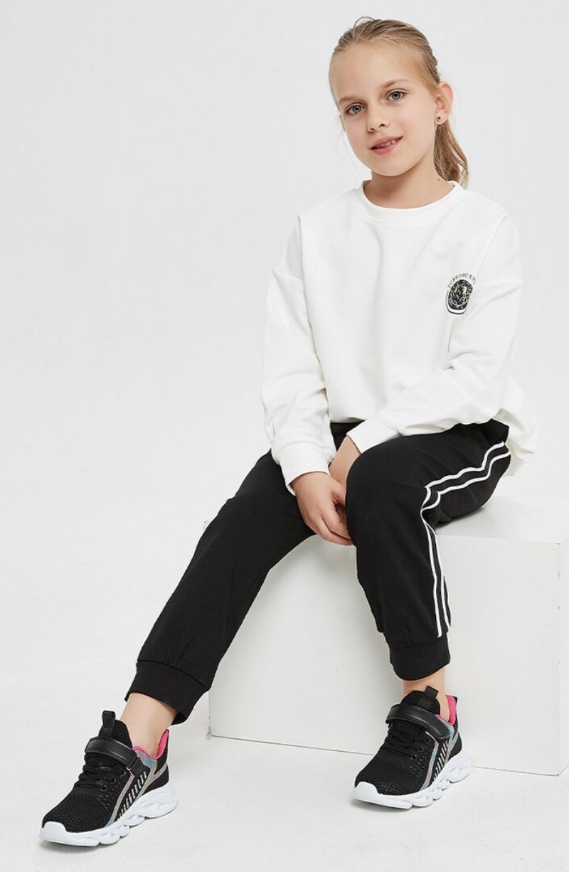 Flashi Unisex Löparskor För Barn - Svart