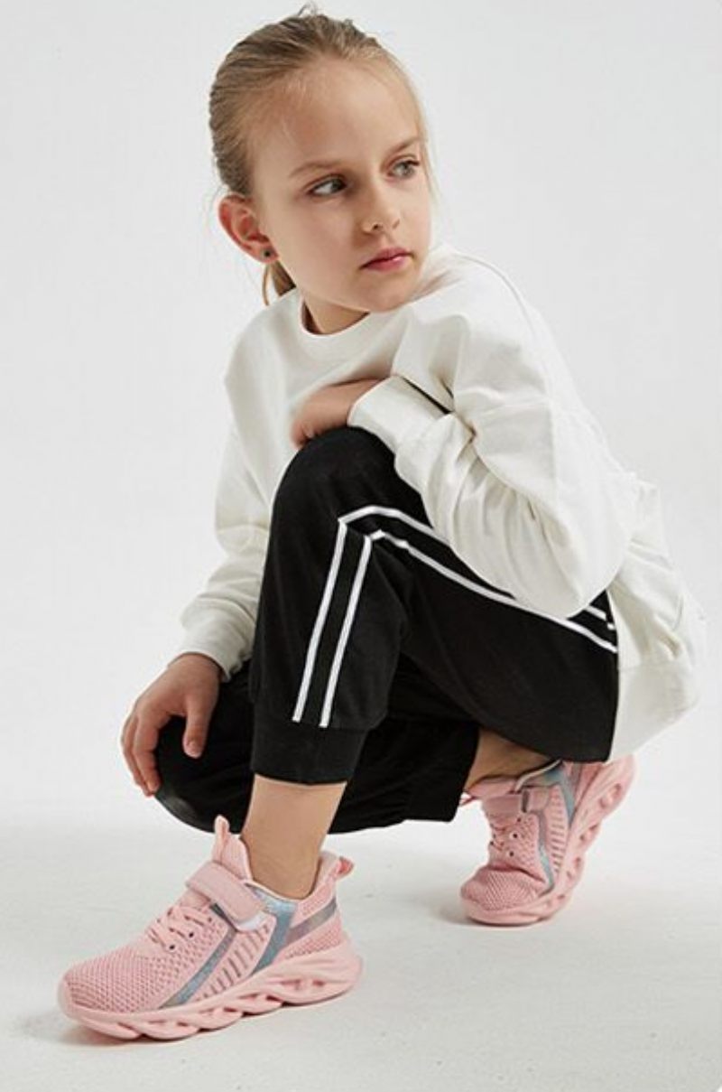 Flashi Unisex Löparskor För Barn - Svart