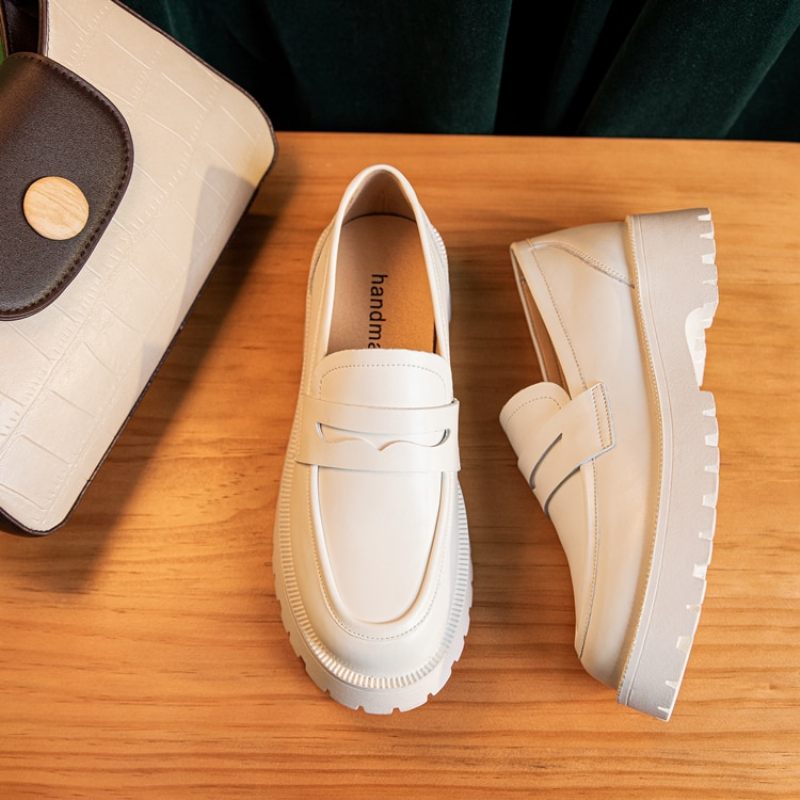 Flavia Dam Loafer Skor - Beige