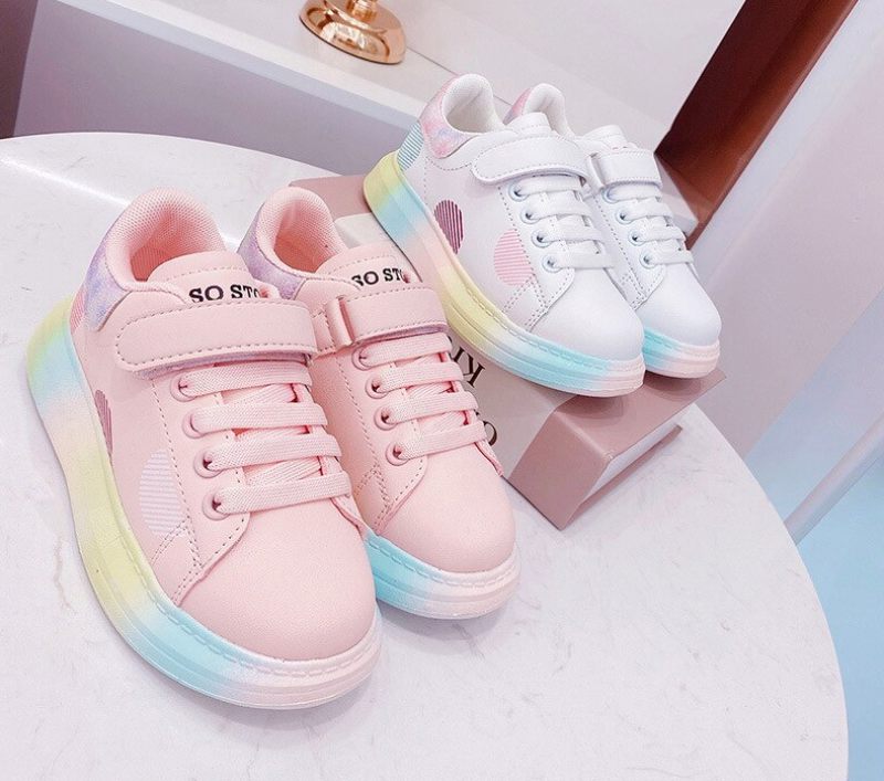 Fleur Flickor Casual Sneaker - Rosa