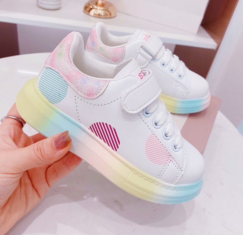 Fleur Flickor Casual Sneaker - Rosa