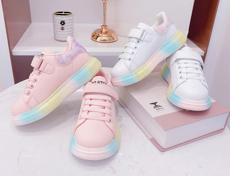 Fleur Flickor Casual Sneaker - Rosa