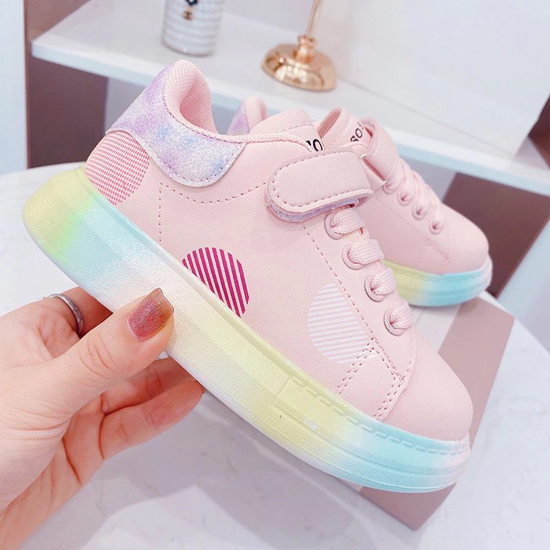Fleur Flickor Casual Sneaker - Rosa