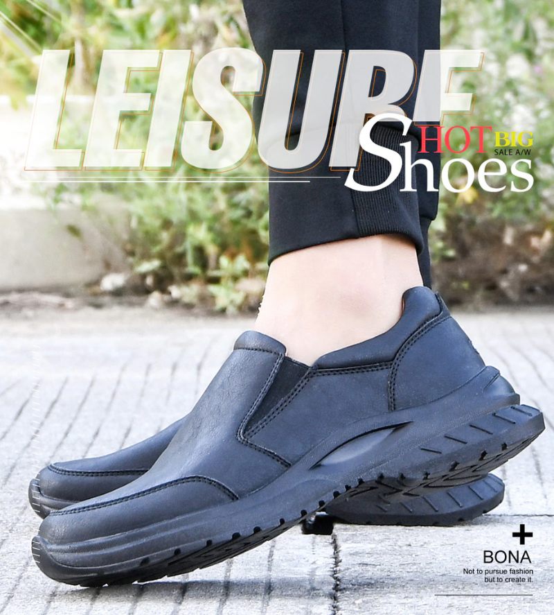 Florenzi Loafers För Män Casual Skor - Svart