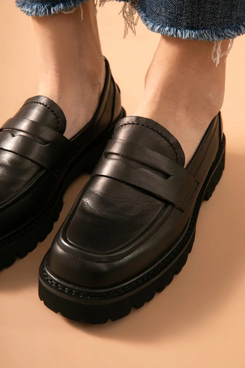 Fonsi Loafer För Kvinnor - Svart