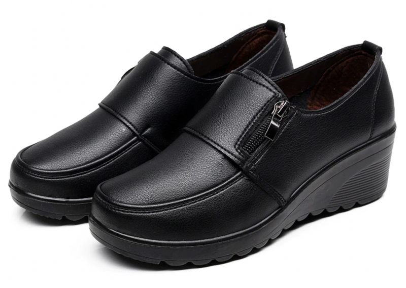 Francia Wedges-skor För Kvinnor - Svart