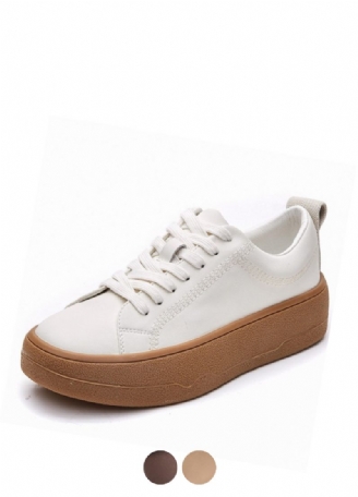 Franco Casual Sneaker I Läder För Kvinnor Med Snören