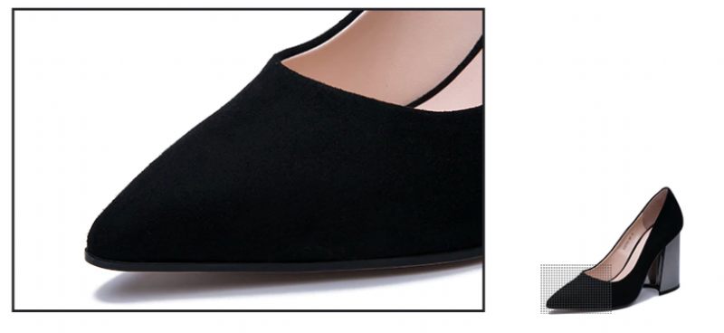 Freda Pumps - Svart mocka