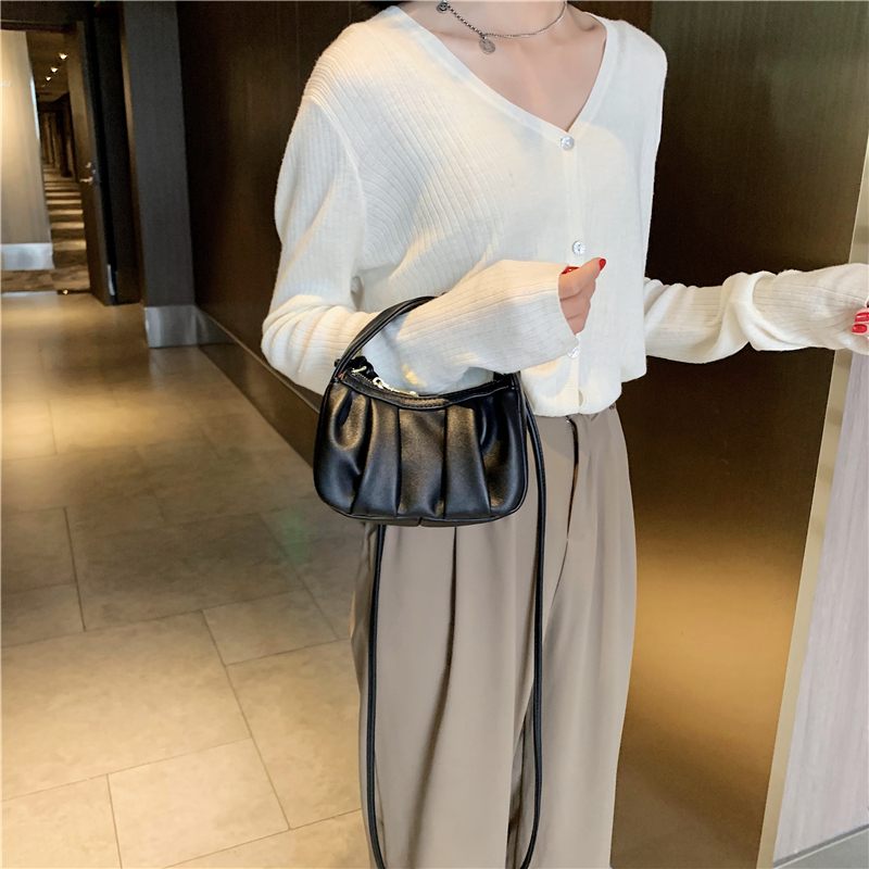 Frida Crossbody-handväska I Läder För Kvinnor - Blå