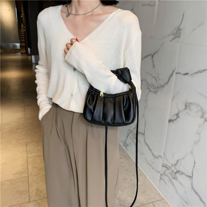 Frida Crossbody-handväska I Läder För Kvinnor - Blå
