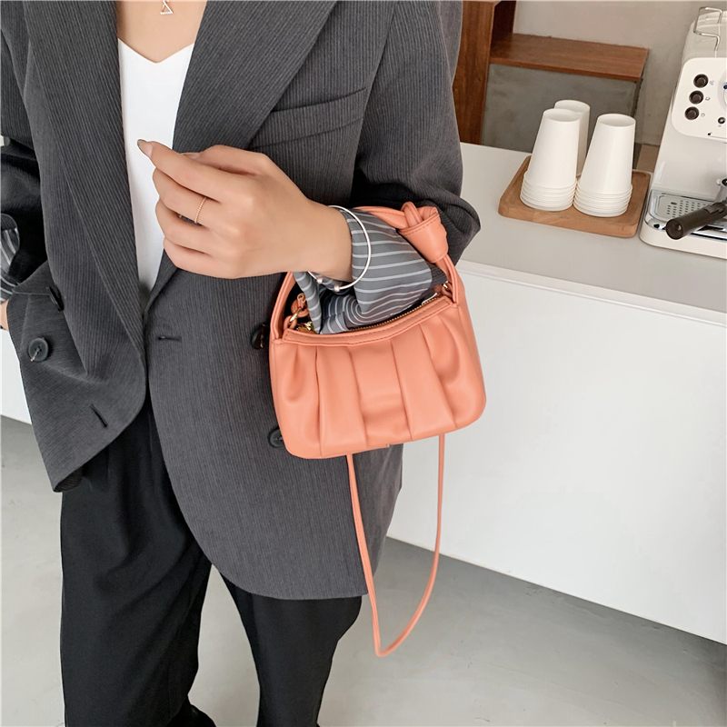 Frida Crossbody-handväska I Läder För Kvinnor - Blå