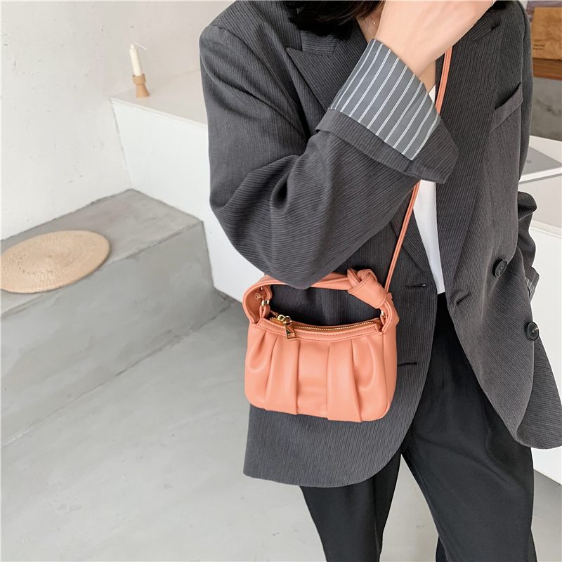 Frida Crossbody-handväska I Läder För Kvinnor - Blå