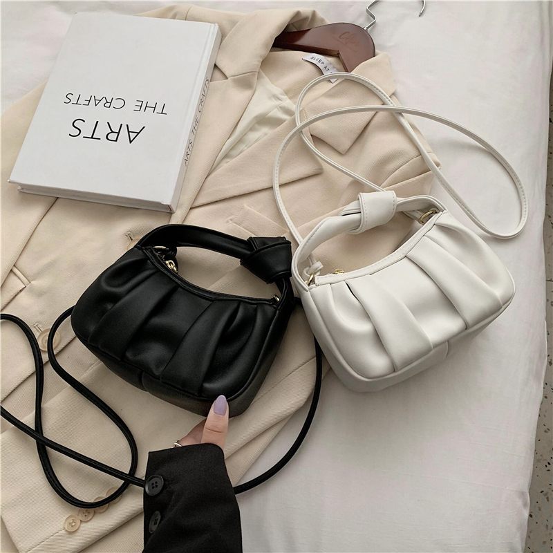 Frida Crossbody-handväska I Läder För Kvinnor - Blå