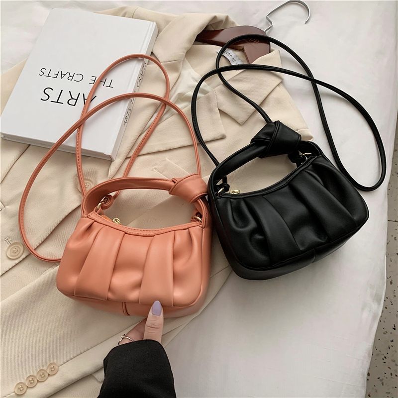 Frida Crossbody-handväska I Läder För Kvinnor - Blå
