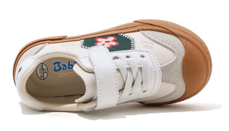 Frida Klassiska Sneakers För Flickor - Beige