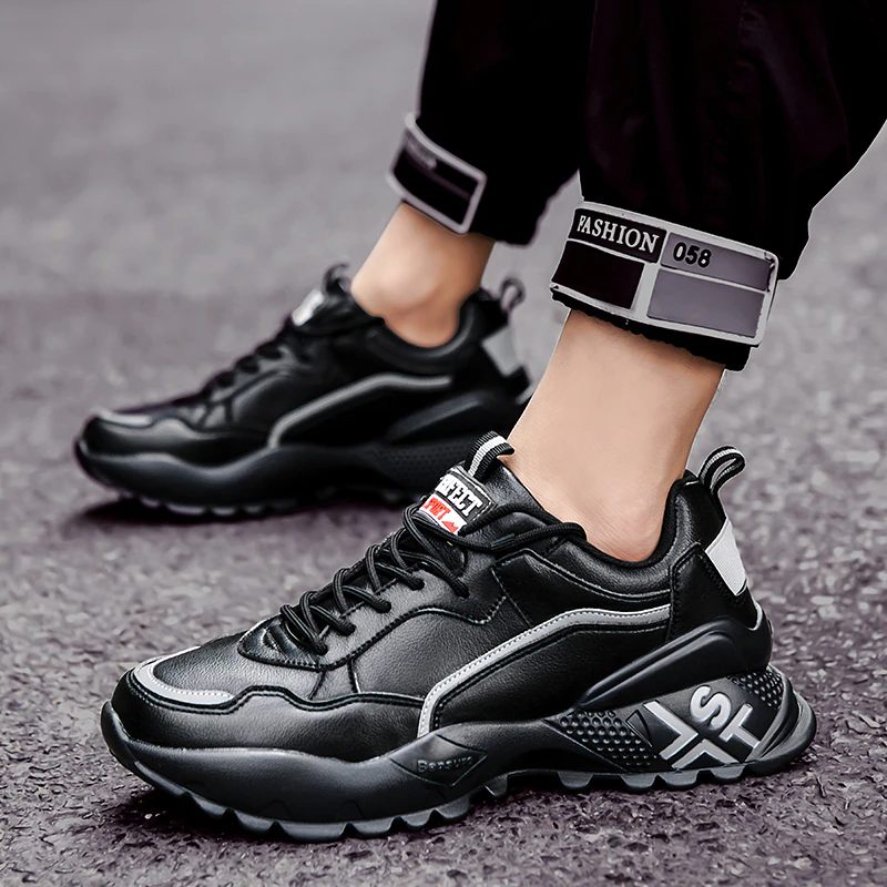 Gabriel Casual Sneakers För Män - Svart