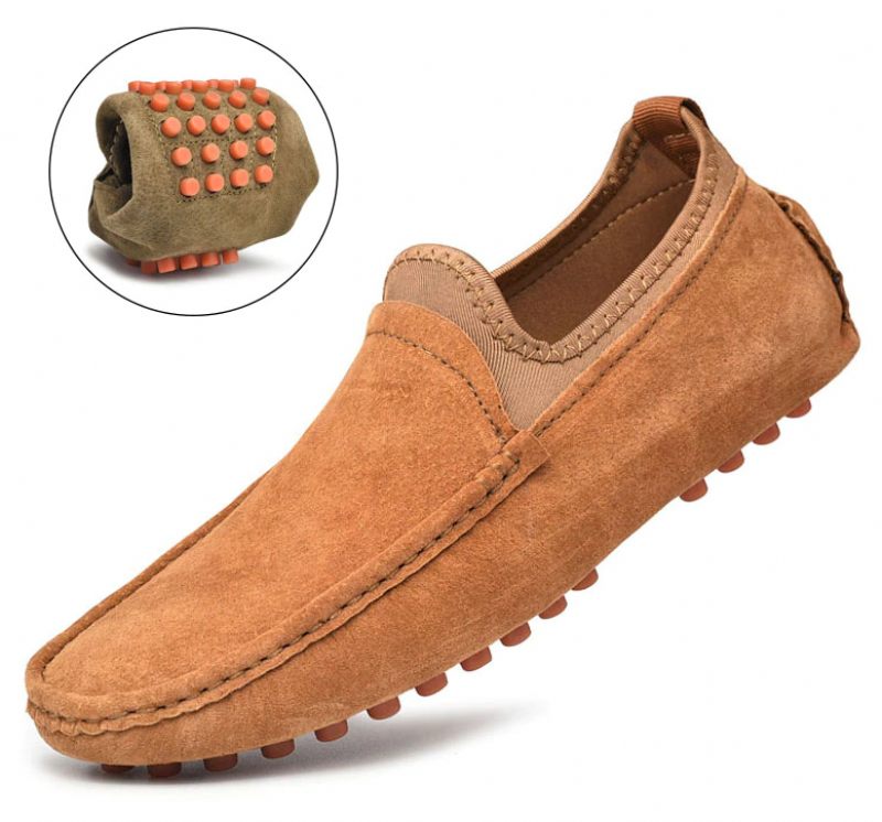 Galan Loafers Skor För Män - Orange