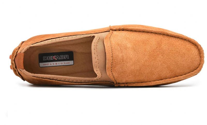 Galan Loafers Skor För Män - Orange