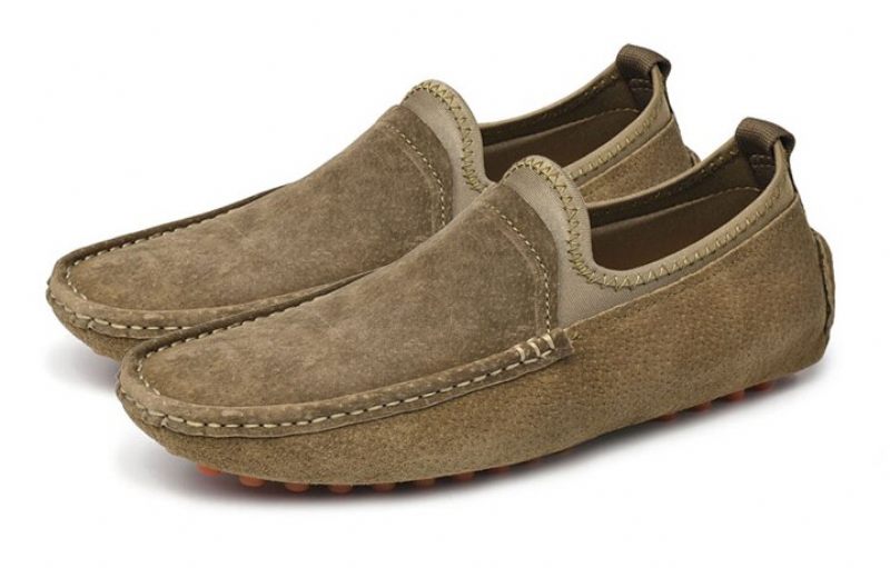 Galan Loafers Skor För Män - Orange