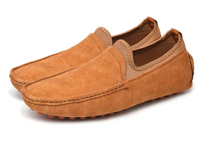 Galan Loafers Skor För Män - Orange