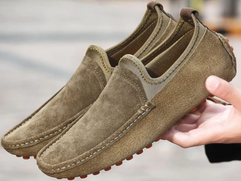 Galan Loafers Skor För Män - Orange