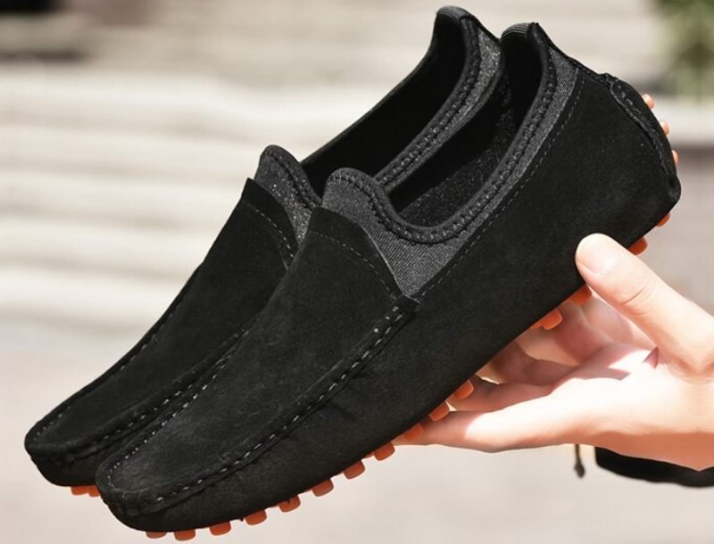 Galan Loafers Skor För Män - Orange