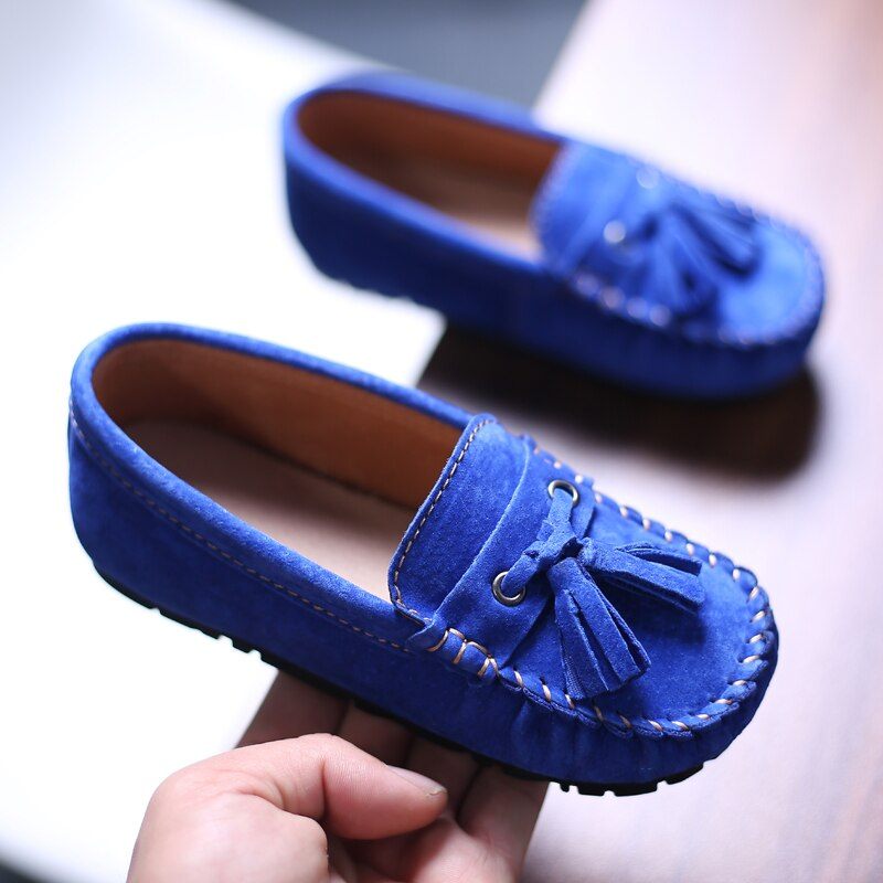 Galan Pojkar Loafers Finskor - Orange