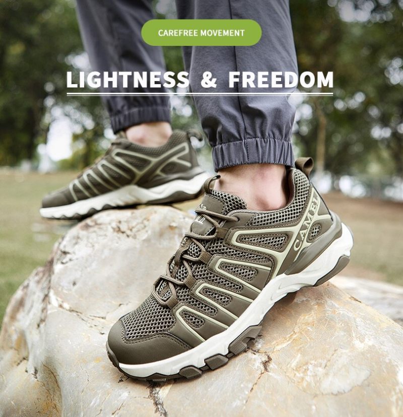 Garen Utomhussneakers För Män - Svart