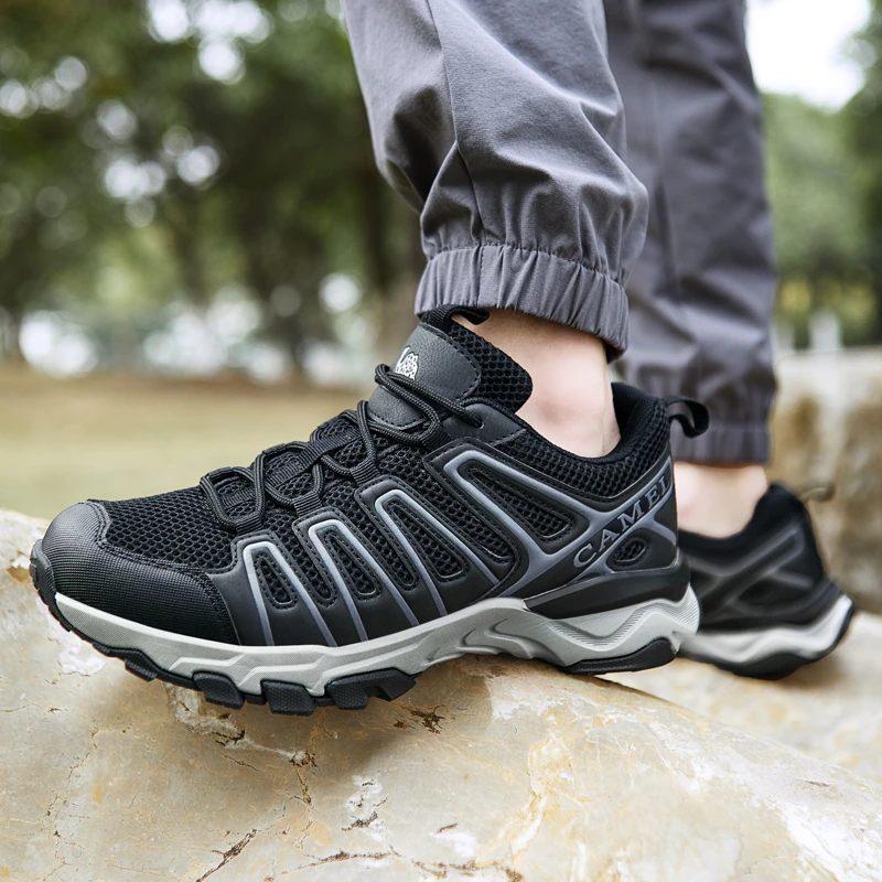 Garen Utomhussneakers För Män - Svart