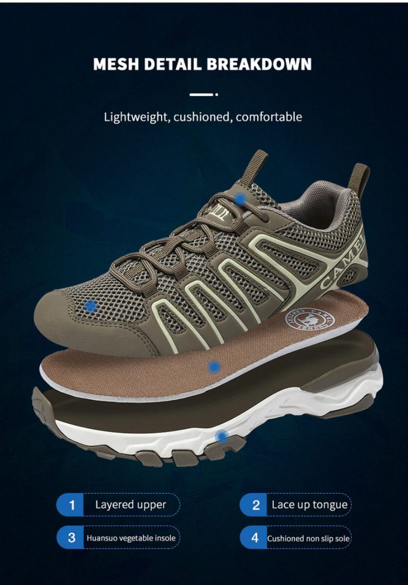 Garen Utomhussneakers För Män - Silver