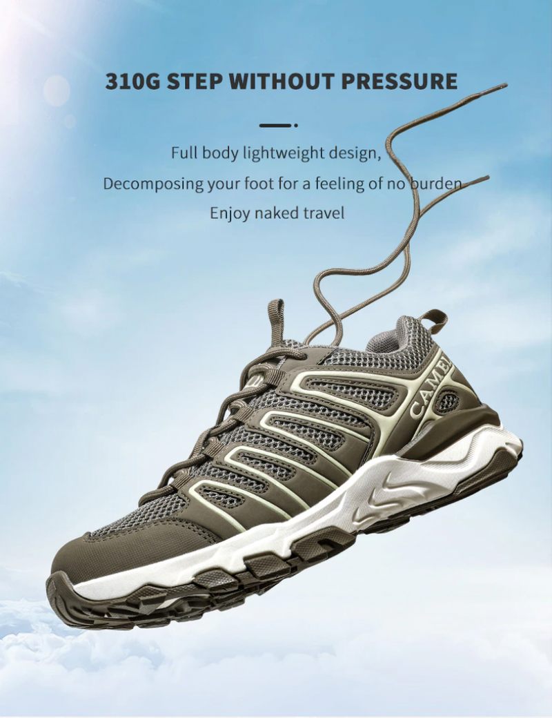 Garen Utomhussneakers För Män - Silver
