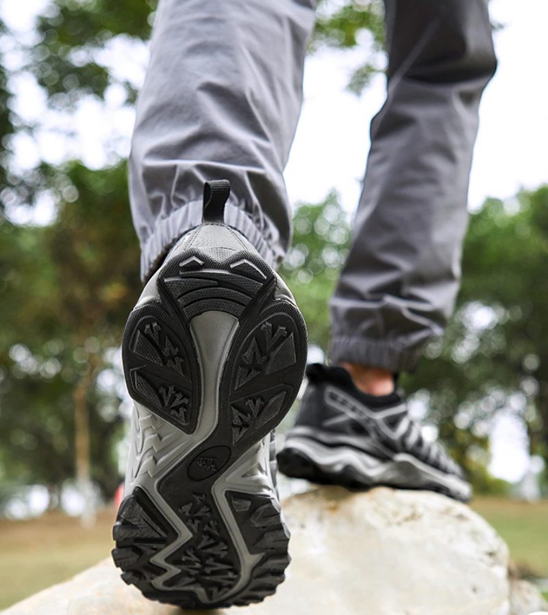 Garen Utomhussneakers För Män - Silver