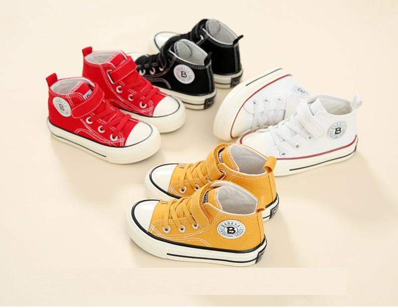 Garfi Unisex High Top Sneaker För Barn - Röd