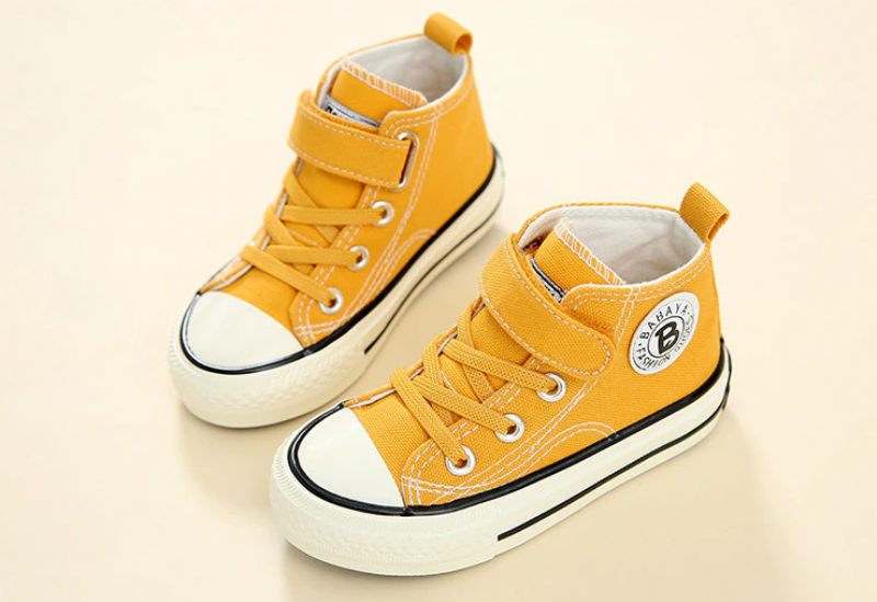 Garfi Unisex High Top Sneaker För Barn - Röd