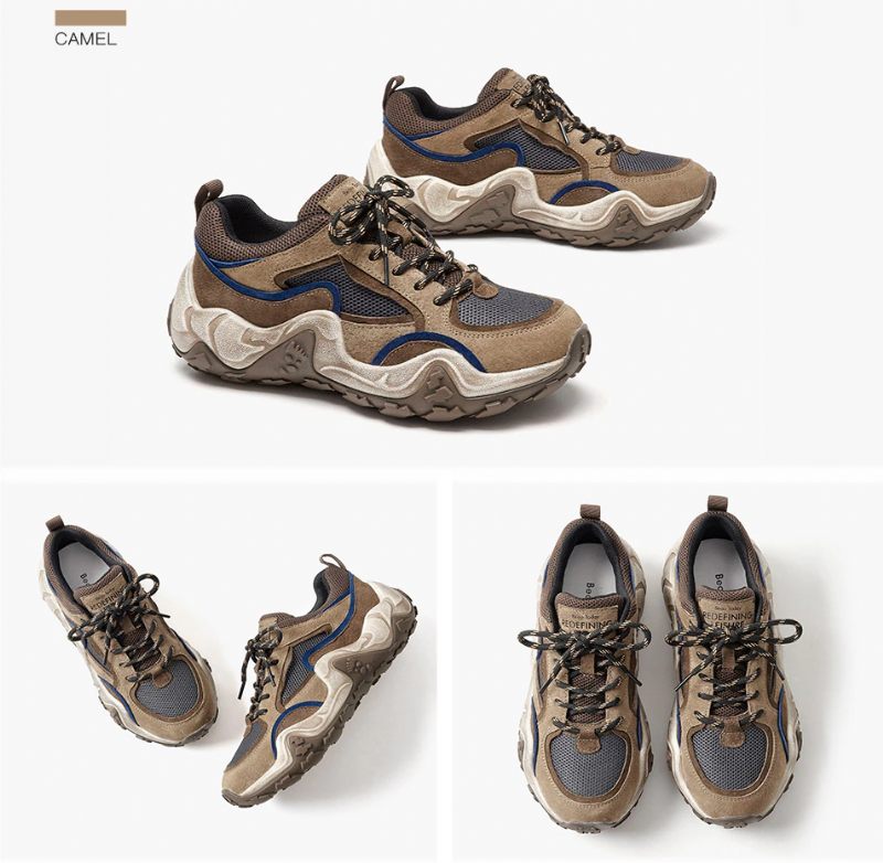 Garnier Sneaker I Läder För Kvinnor - Kamel