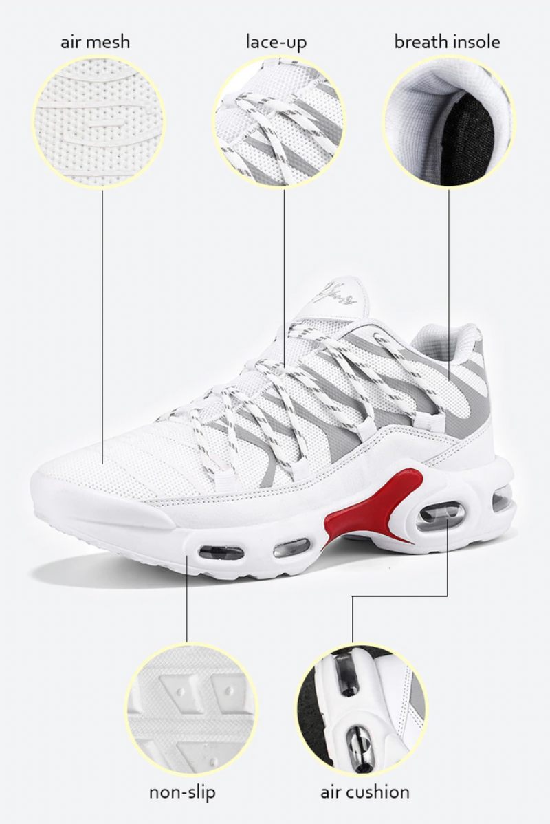 Gengar Utomhussneakers För Män - Vit