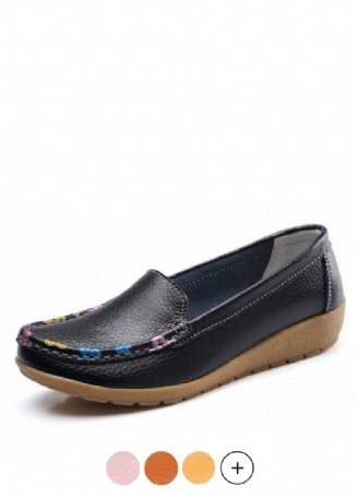 Genova Damsvarta Loafer Skor