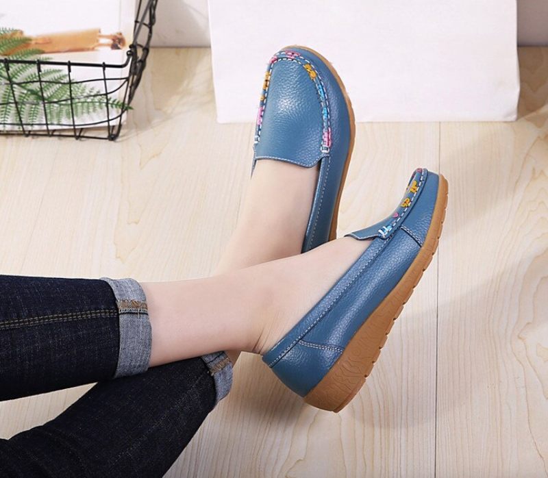 Genova Damsvarta Loafer Skor - Svart