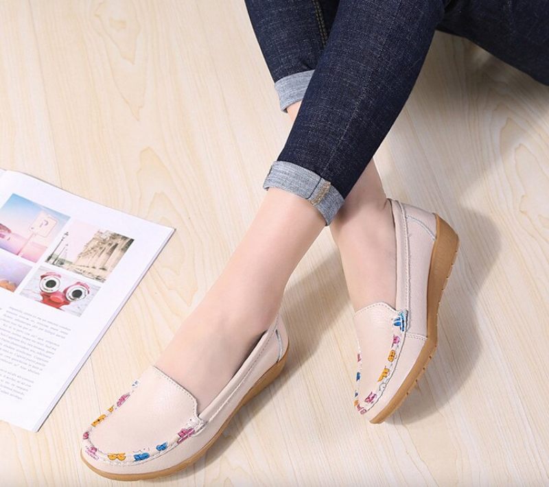 Genova Damsvarta Loafer Skor - Svart