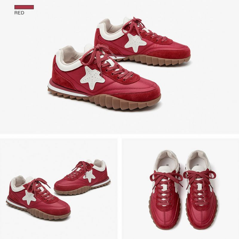 Gerda Sneaker Med Snörning För Kvinnor - Svart