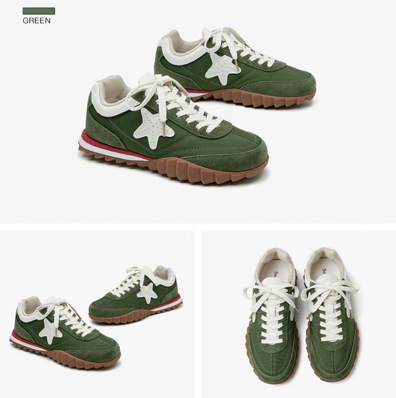 Gerda Sneaker Med Snörning För Kvinnor - Svart