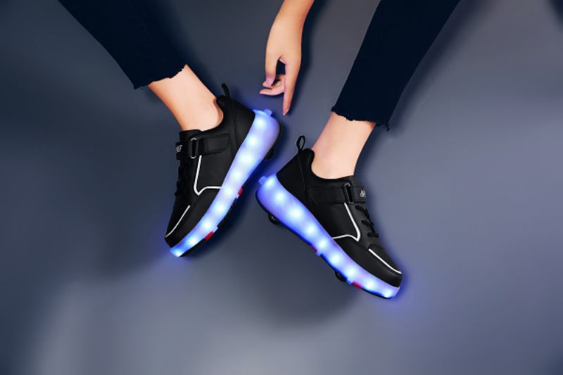 Gezzy Unisex Rullsneaker För Barn - Rosa