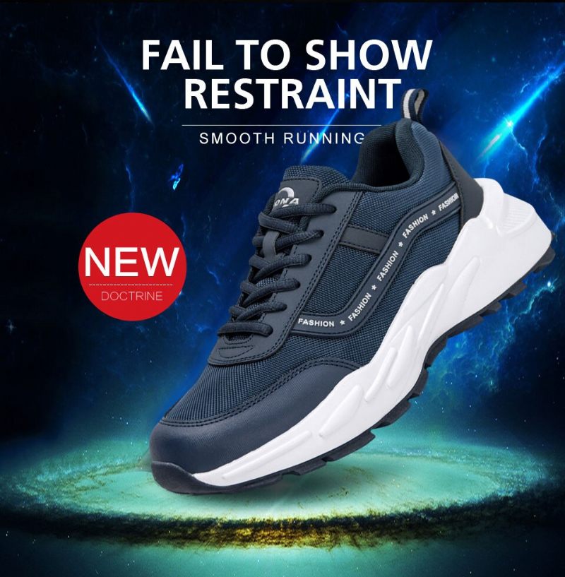 Gianni Walking Sneakers För Män - Marinblå