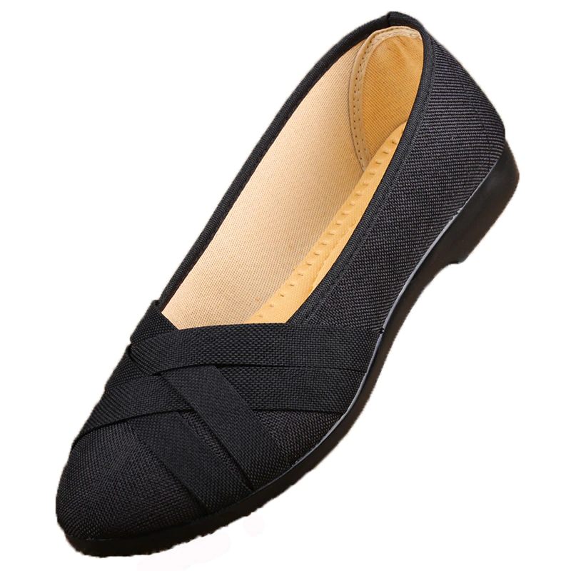 Gilda Platta Slip-on-skor För Kvinnor - Svart