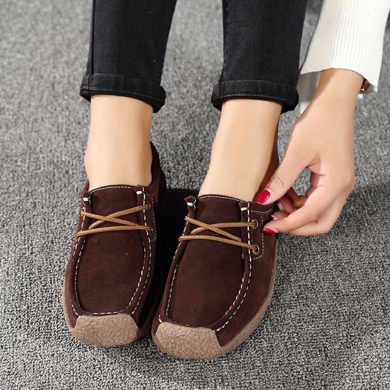 Gilma Flat Loafer-skor För Kvinnor - Brun
