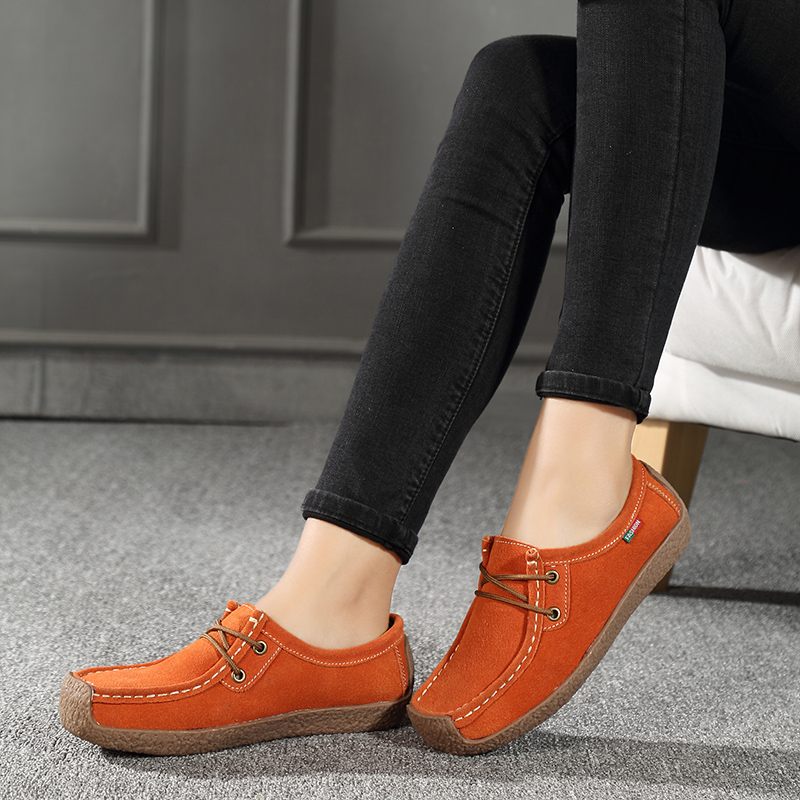 Gilma Flat Loafer-skor För Kvinnor - Brun