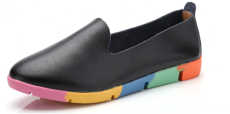 Gina Flat Slip-on Damskor - Svart