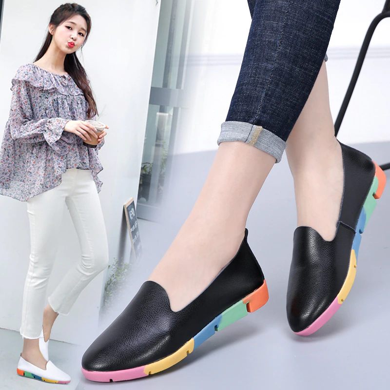 Gina Flat Slip-on Damskor - Svart