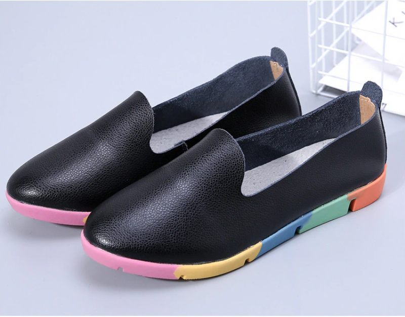 Gina Flat Slip-on Damskor - Svart