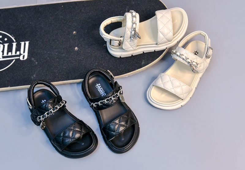 Gina Flickklänning Sandal - Svart